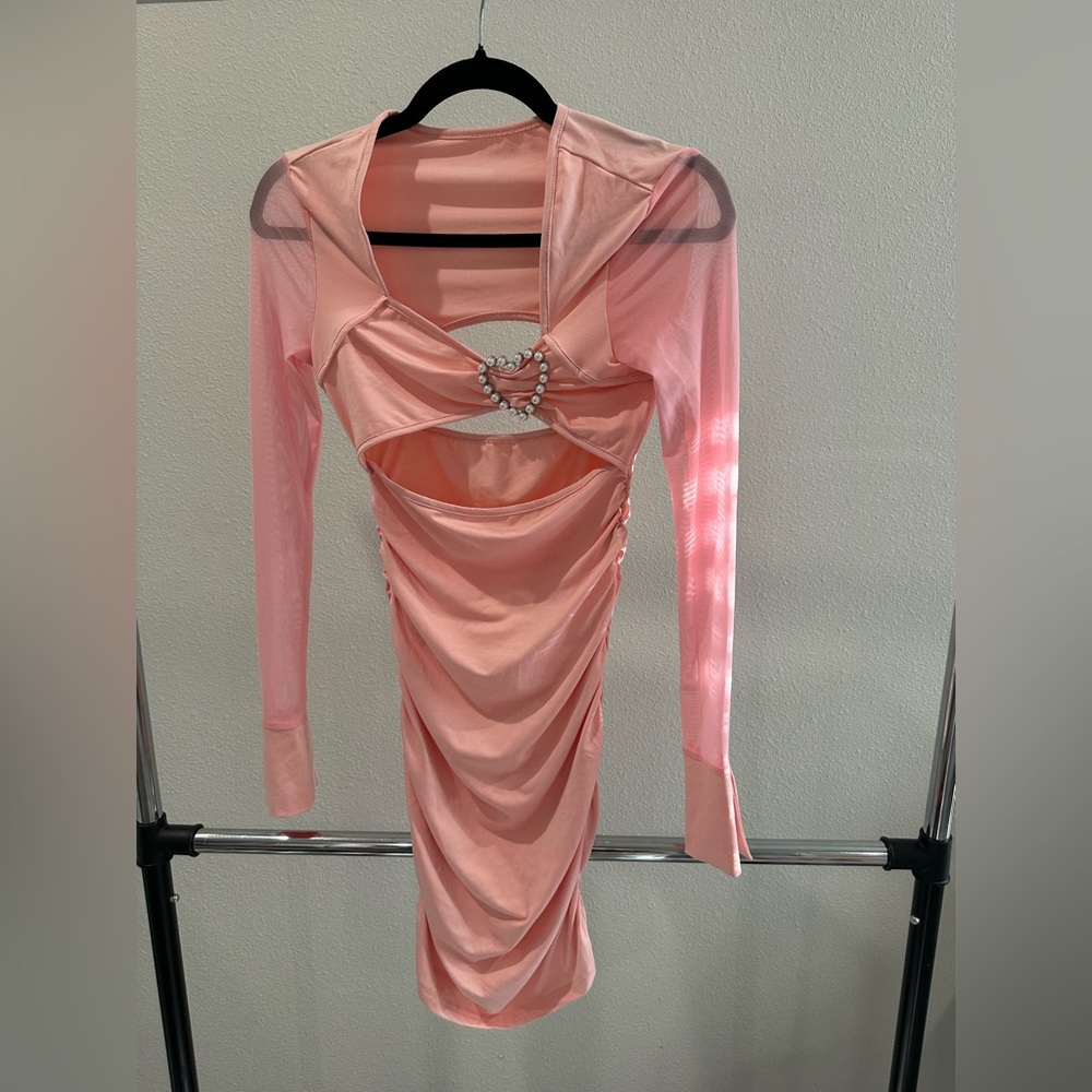 Pink heart dress